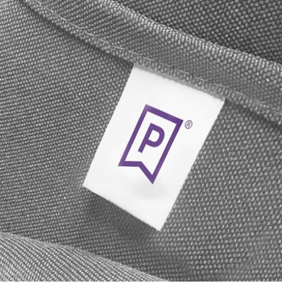 120”x 70” Rectangle Tablecloth by Gee Di Moda in Charcoal color/polyester. - Picture 3 of 3